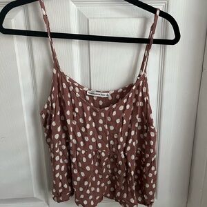 Abercrombie & Fitch cropped baby doll top.